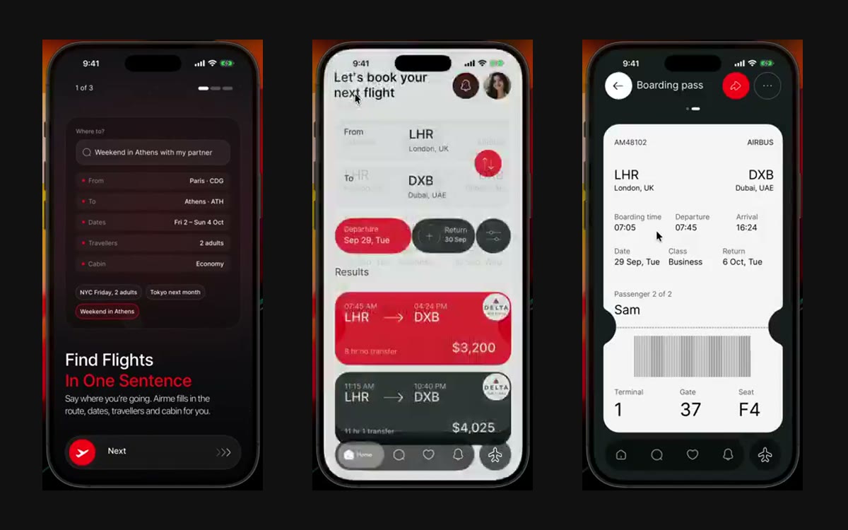 Airme, a flight app built solo