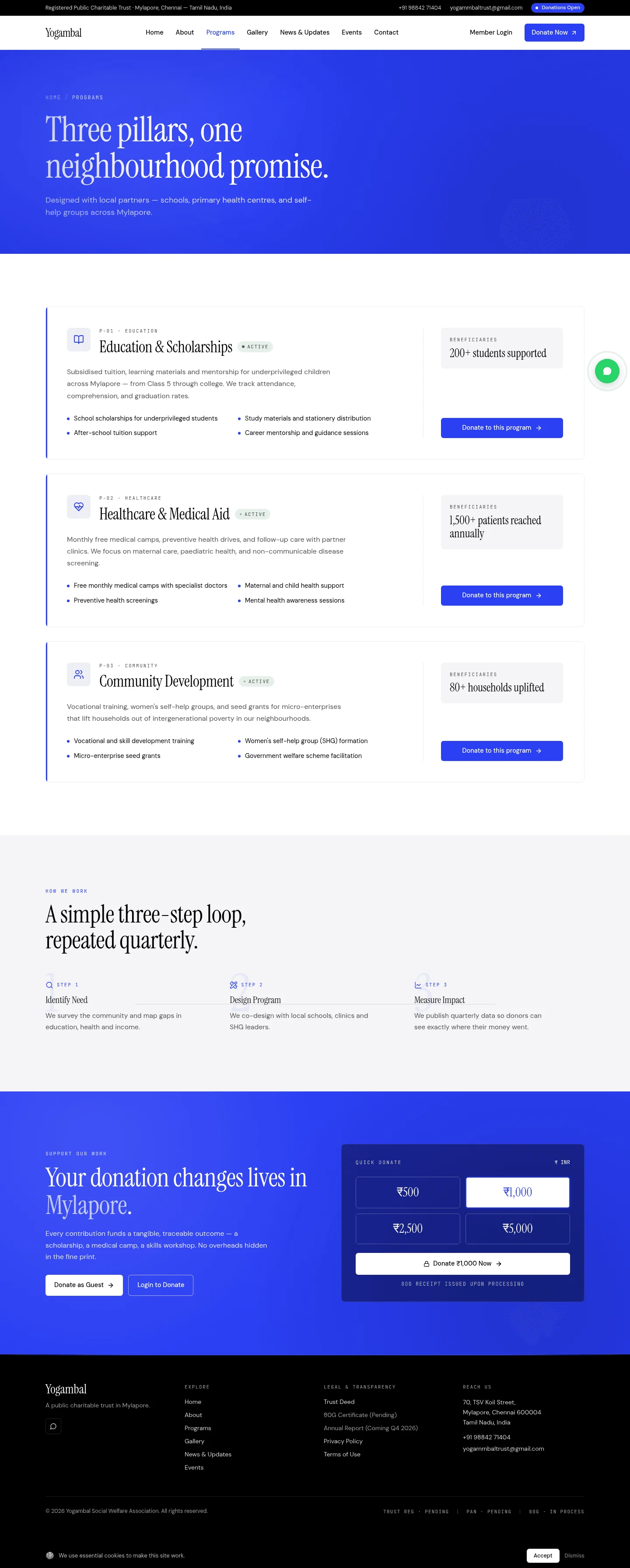 Yogambal Trust — screenshot 5