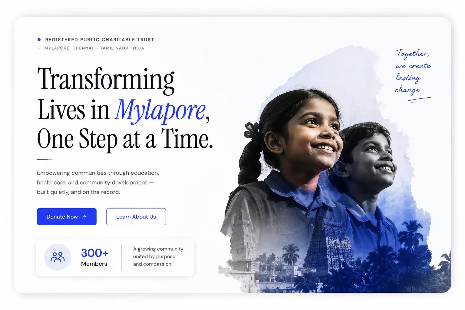 Yogambal Trust project